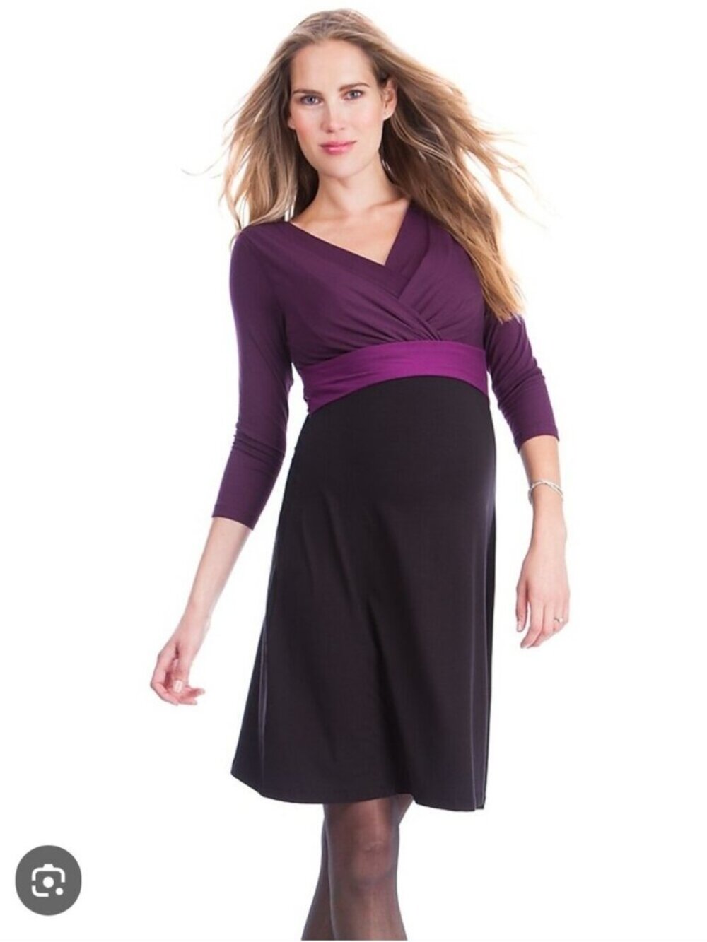 NWT SERAPHINE | Adelaide Maternity Nursing Dress Purple Sz 6